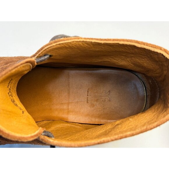 Frye Bowery Chukka Men\'s Ankle Boots  9 D Rust Suede Fashion Lace Up main image 4
